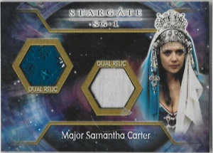 Stargate SG-1 S4 Major Carter Case Topper Costume Card C12 - Picture 1 of 2