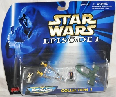 Star Wars EP1 Micro Machines Skywalker Pod Racer Sio Bibble & Flash Speeder MOC - Image 1 of 2