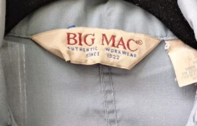 Vtg Lightweight Mechanic Coveralls Big Mac Gray Short Sleeve Work Men’s 42 Tall - Image 1 of 4
