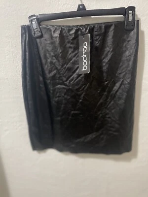 Minifalda BOOHOO negra 100% poliéster.  Talla 6 (US) 10 (UK) 38 (EUR) #3 Foto 1 de 4