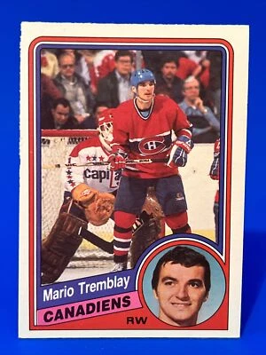 1982-83 O-Pee-Chee Mario Tremblay Card #274 Montreal Canadiens Sharp Card! - Image 1 of 2