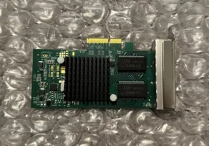 Intel I350-AM4 Quad Port 1GB RJ45 PCIe x4 Server Network Adapter High Profile - Picture 1 of 3
