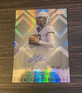 2025 SAGE Blake Shapen Peak Performance Hyper AUTO /25 Mississippi State RC - Picture 1 of 3