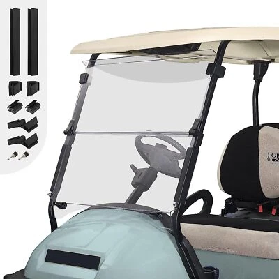 Прозрачное лобовое стекло гольфкара для клюшки автомобиля Precedent 04-up, складное ветровое стекло - Изображение 1 из 4