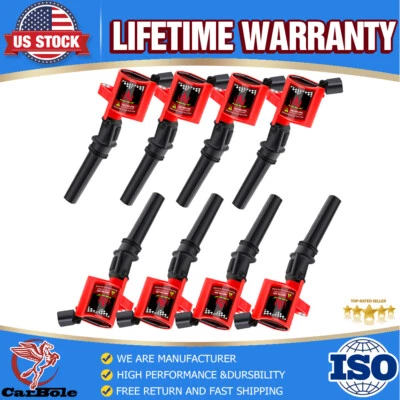 8 Ignition Coils For DG-508 Ford F150 Lincoln Mercury 4.6L 5.4L - Image 1 of 4