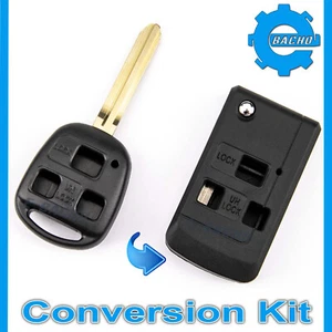 LLAVE MANDO FUNDA 3BOT KIT SE ADAPTA A TOYOTA COROLLA YARIS RAV4 AVENSIS CELICA - Imagen 1 de 8
