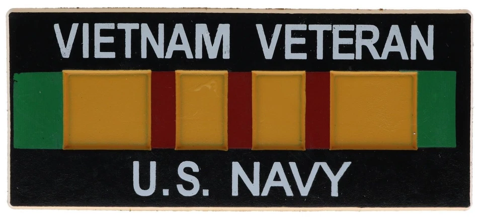Imán de cinta veterano de la Marina de los Estados Unidos de Vietnam H98044 F4D35K Foto 1 de 1