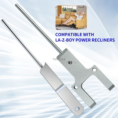 Se adapta a reclinables eléctricos La-Z-Boy Lazyboy conector de accionamiento de palanca de metal plateado Foto 1 de 4