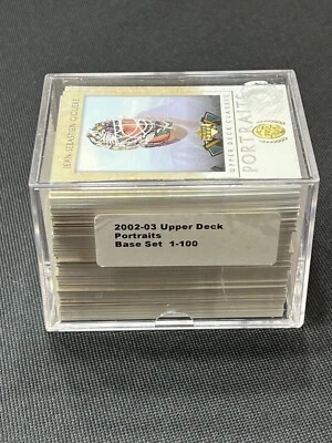 2002-03 Upper Deck Classic Portraits Hockey Complete Base Set (1-100) w/o SP's - Image 1 of 2