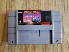 Firepower 2000 super nintendo snes authentic cartridge Tested And Working