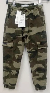 BNWT Zara Camouflage Camo Flap Pocket Cargo Pants size - 7 /CH34/12 - Picture 1 of 4
