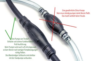 200cm Profi Pumpe Benzin Diesel Handpumpe Kraftstoffpumpe Absaugpumpe umfüllen