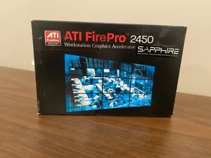 New, AMD, FirePro 2450 x1 512MB PCI Express x1 Multi-View Workstation Graphics - Picture 1 of 2