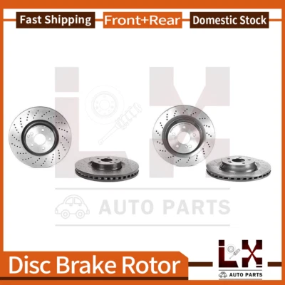 Brembo 4 Front Rear Brake Rotor Fits 2004-2006 Mercedes-Benz SL55 AMG - Image 1 of 4