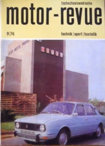 Tschechoslowakische MOTOR REVUE  9 - 1976 * Skoda 120L 742 Jawa 350 CZ 350 - Picture 1 of 1