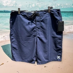 🌻NEU (mit Etikett) Hurley Blue One and Only 21" Supersuede Boardshorts Größe 34 - Bild 1 von 12