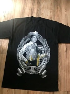 Chalino Sánchez con Banda Brava Chalino Sanchez Shirt Black Unisex S-4XL - Picture 1 of 3