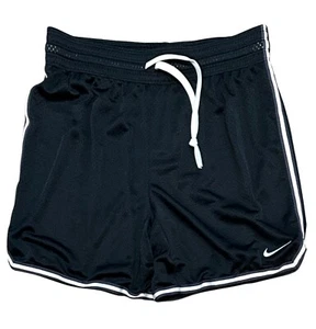 Nike Dri Fit Women's Shorts Athletic Running Mesh Lined Black Size Medium - Picture 1 of 5