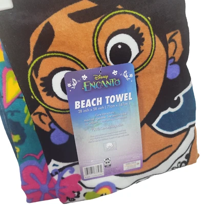 Disney Encanto Beach Towel 28 " x 58 " Mirabel Princess New - Image 1 of 4