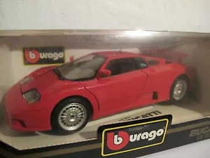 1:18 Bugatti EB110 del 1991 in rosso di Bburago, codice 3055, nuova e confezione originale - Foto 1 di 3