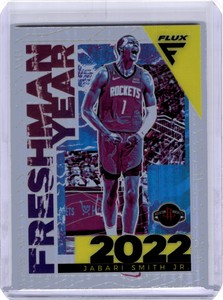 2022-23 Panini Flux Freshman Year Holo Silver Prizm Jabari Smith Jr Rookie #1