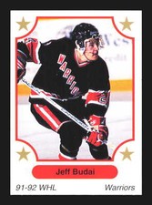 1991 7th Inning Sketch WHL #269 Jeff Budai    Moose Jaw Warriors