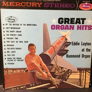 Great Organ Hits & Skatin EDDIE LAYTON 1961' Mercury STEREO LP Vinyl Records - Picture 1 of 11