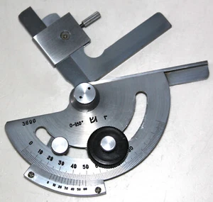 Industrie Winkelmesser Grad - und Minutenanzeige (Nonius) Präzision - Bild 1 von 5