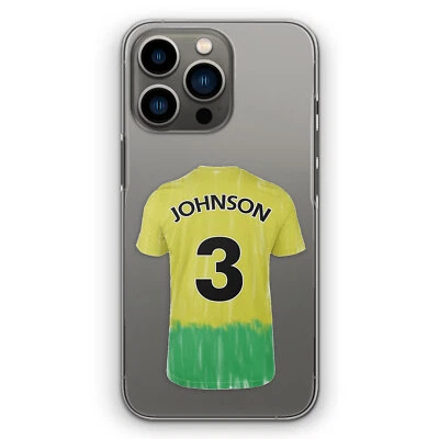 Funda rígida transparente de fútbol americano Motorola G/OnePlus personalizada inicial para teléfono Foto 1 de 4