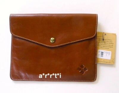 Портфолио Patricia Nash итальянская кожа Midi Tech для Apple iPad желтовато-коричневое новое с ценниками - Изображение 1 из 4