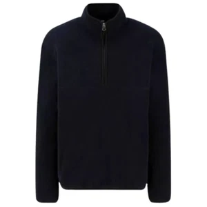 Uniqlo Men Fleece Half-Zip Pullover XL X-Large 69 Navy - Picture 1 of 4