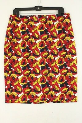 Saia lápis Monroe & Main feminina tamanho 10 estampa de flores coloridas multicolorida nova com etiquetas - Imagem 1 de 4