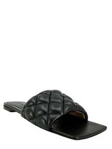 Bottega Veneta Intrecciato Woven Leather Flat Sandals Size 6.5 - Picture 1 of 6