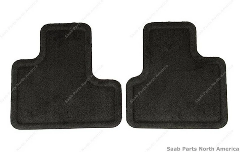 Genuine Saab Rear Floor Mats - Black For 2005-2008 Saab 9-7x 15229703-AA Foto 1 de 1