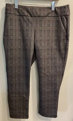 Leggings Zac Rachel XL Multicolor Mezcla de Poliéster a Cuadros con Bolsillos de Imitación Pull On Foto 1 de 4