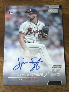 SPENCER STRIDER 2022 TOPPS STADIUM CLUB ROOKIE AUTOGRAPH RC AUTO - Bild 1 von 2