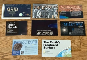 Vintage Space Map Lot - Mars Milky Way Universe Apollo Moon - Nat Geo Foldouts - Bild 1 von 17