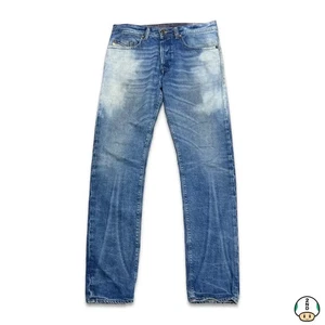 Vintage Diesel Buster Jeans Herren 33x31 Blau Regular Slim Tapered Fade Wash Denim - Bild 1 von 8
