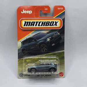 2025 Matchbox #63 2023 Jeep® Avenger MODERN BLUE METALLIC | FSSC - Picture 1 of 2