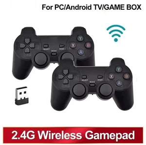 Coppia Di Joystick Gamepad Controller USB Wireless 2.4G per PC, Android Tv, Game - Foto 1 di 6
