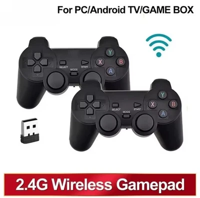 Coppia Di Joystick Gamepad Controller USB Wireless 2.4G per PC, Android Tv, Game - Immagine 1 di 4