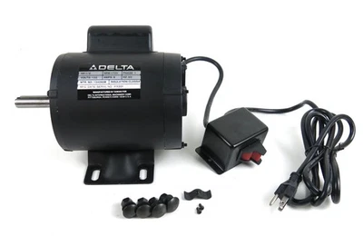 Delta 1/3HP 1720RPM 120V 1PH 5/8" Eje Motor e Interruptor de 31-340 Lijadora - Nuevo de Lote Antiguo Foto 1 de 4