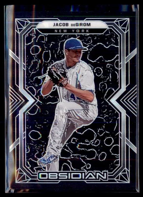2022 Panini Chronicles Obsidian Baseball Jacob deGrom Mets 37 - Image 1 of 2