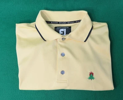 BURNING TREE Club men's golf shirt polo sz L large FootJoy ProDry - Image 1 of 4