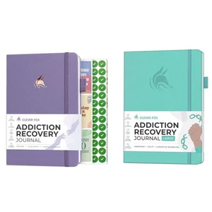 Clever Fox Addiction Recovery Journal for Recovery Progress - Picture 1 of 12