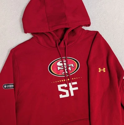 Sudadera con Capucha San Francisco 49ers Combine Auténtica Defensa Dividida L DriFit Línea Polar Foto 1 de 4