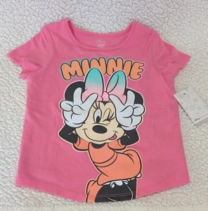 Minnie Mouse rosa Grafik Mädchen Disney/Jumping Beans Größe 2T - Bild 1 von 6