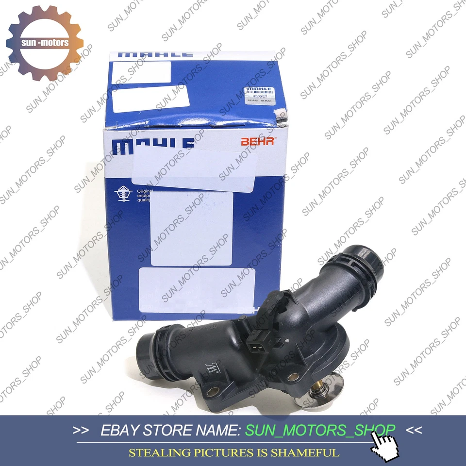 Carcasa termostato con junta para BMW E46 323i 325i 328i 330i 525i 528i X3 X5 Z3 Foto 1 de 4