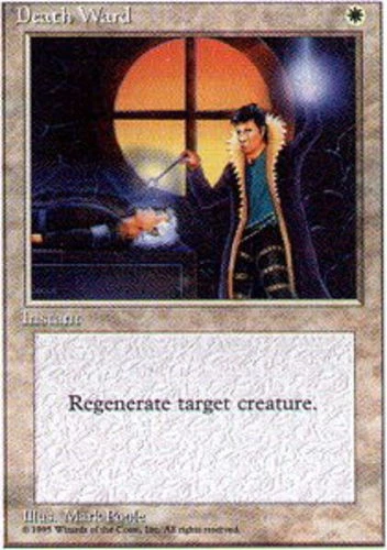 FBB Korean Death Ward ~ Moderately Played 4th Edition Fourth Foreign Black Borde - Image 1 of 1