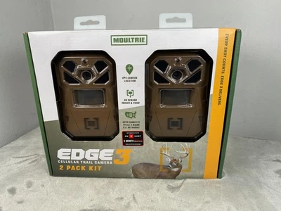 Cámara celular Moultrie Edge 3 - Paquete de 2 - Totalmente nueva Foto 1 de 3